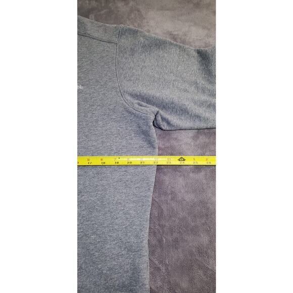 Columbia Sz M Sportswear Co Gray Pullover Long Sleeve Sweatshirt Winter C2-21 - Picture 3 of 9